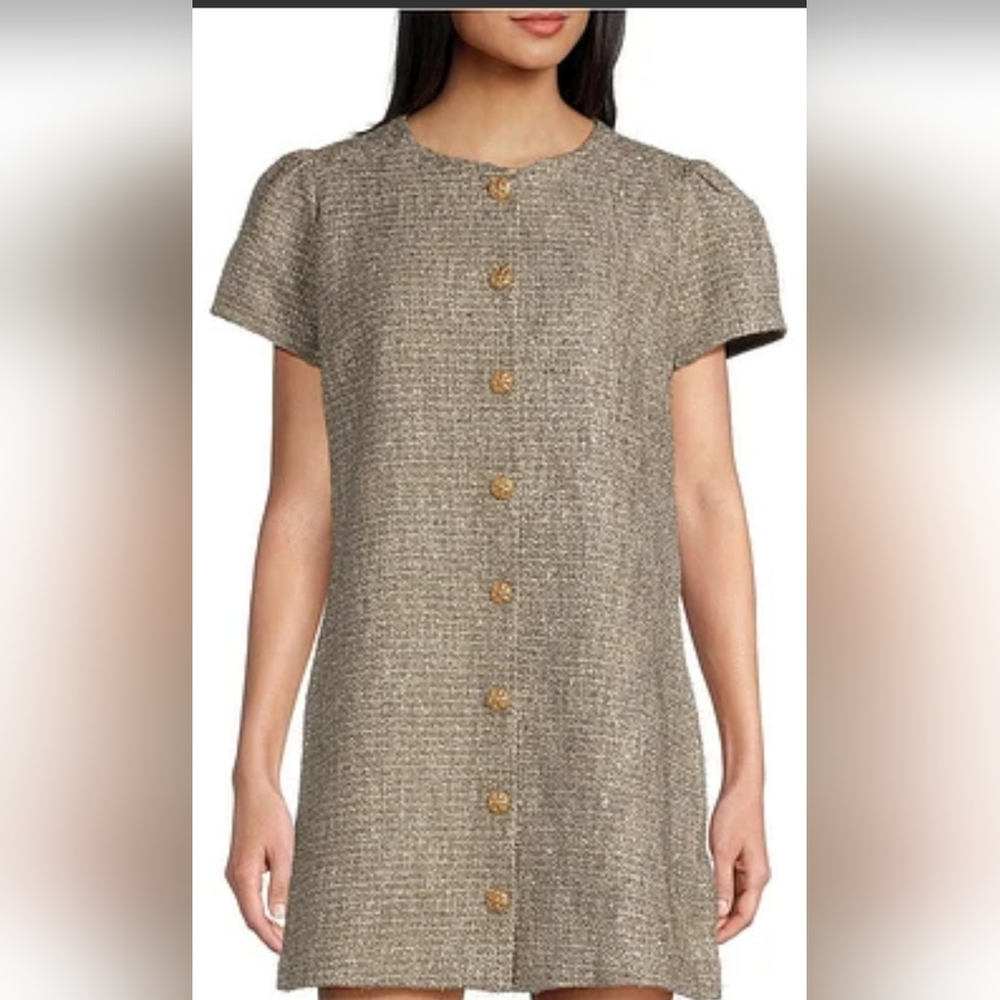 Abbey Glass Ellen Dress Sparkle Tweed - Picture 2 of 8
